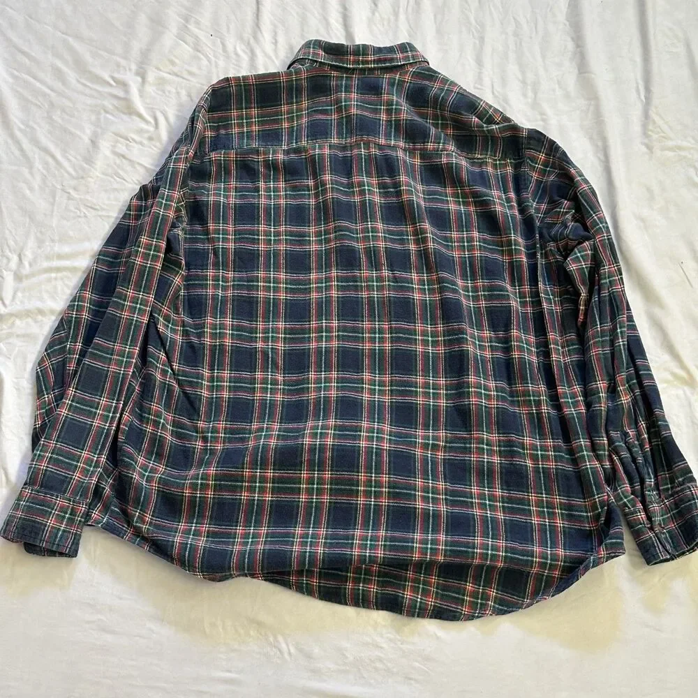 Y2K Plaid Flannel Shirt - Signature Label